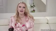 Play Paris White's First Time with Two Black Cocks on Camera