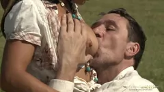 Play Brunette MILF Gets Raw and Rough Anal Outdoors