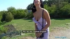 Romanian whore fucked in public