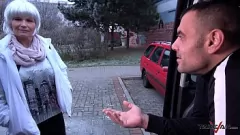 Play Muscular Stranger's Rough Ride with Fake-haired MILF in a Driving Van - Hardcore Reality