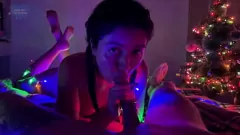 Play Cute Stepsister's Intense Blowjob and Deepthroat