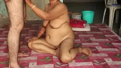 تشغيل جلسة اللعنة المتشددين المكثفة في Desi Indian Aunty